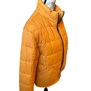 Agile Sherbert Orange Quilted Jacket